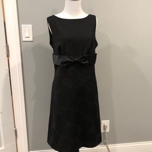 Lined black party dress